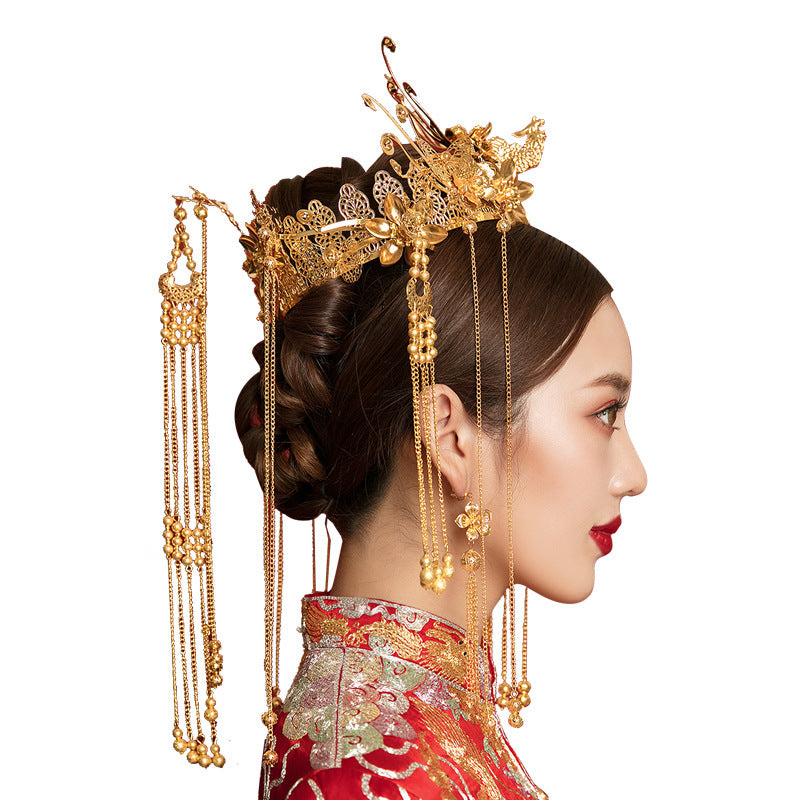 Antique Hair Crown Gold