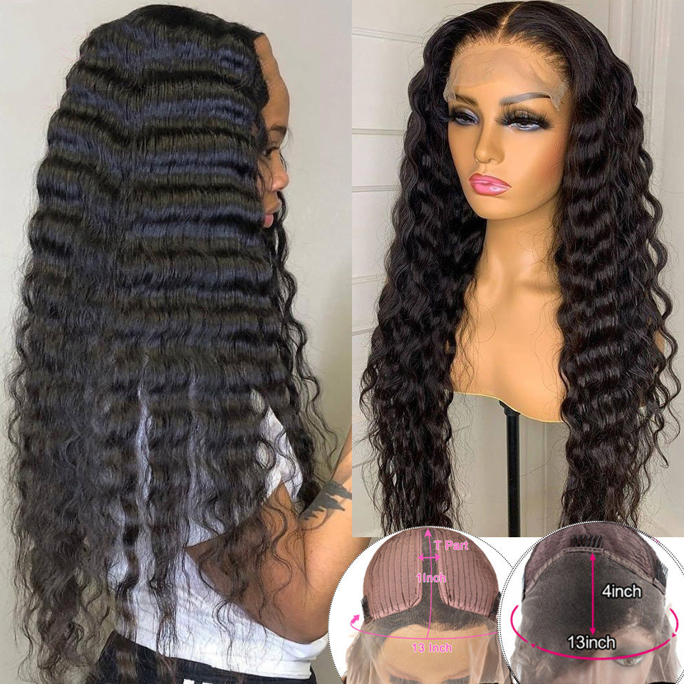 Deep Wave T Part Lace Front Wig