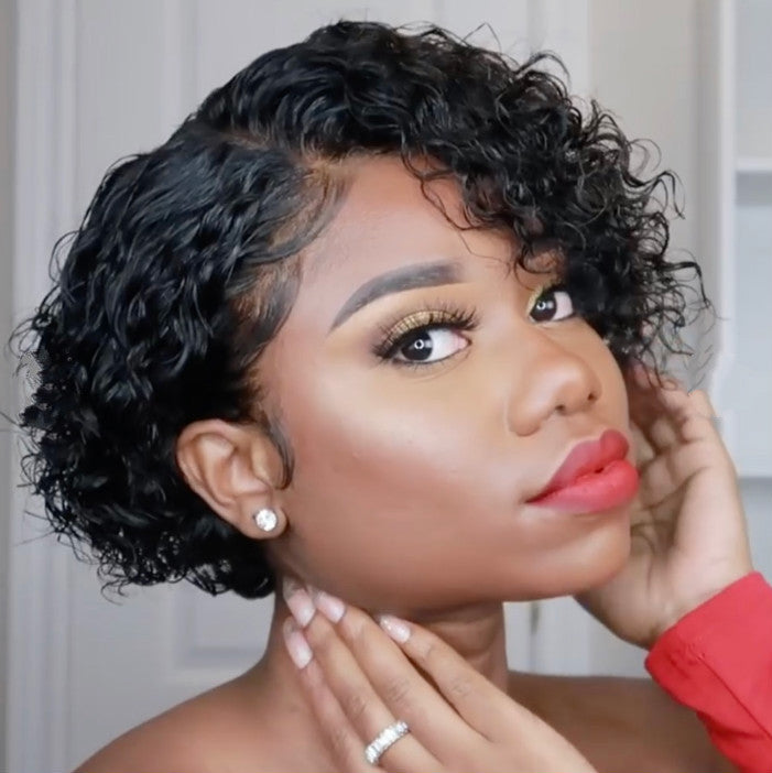 Short Bob Curly Wig