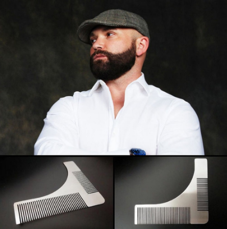 Stainless Steel Beard Styling Grooming Tool