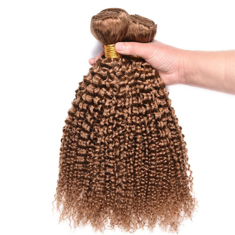 3 kinky curly human hair