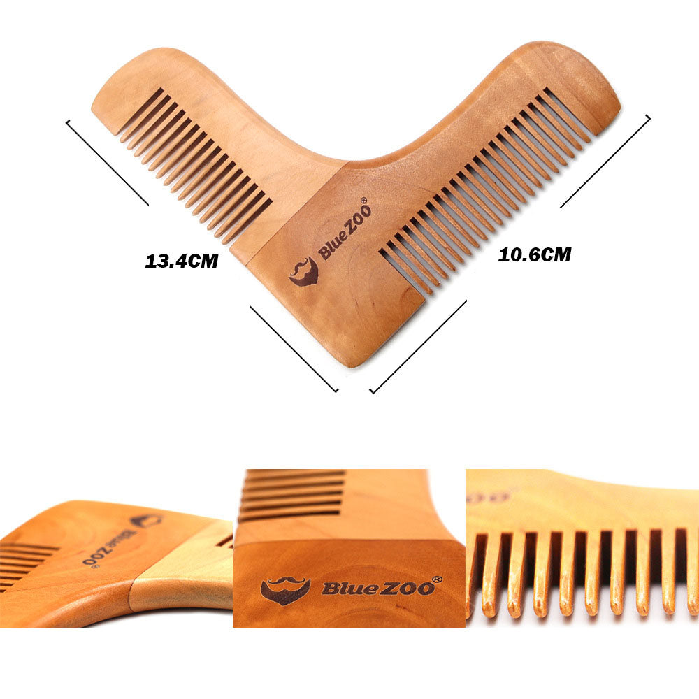 Blue Zoo beard shape comb