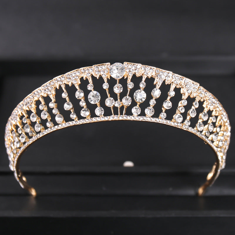 Rhinestone Crown Hair Accessory