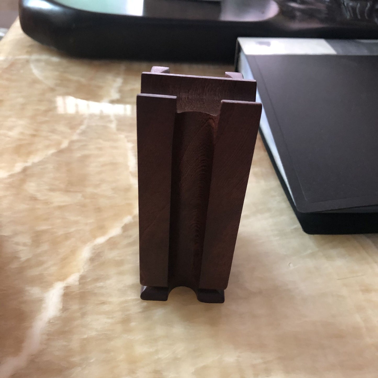 Wooden Beard Brush Holder