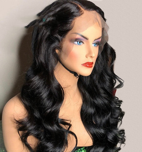 Long Black Wavy Wig