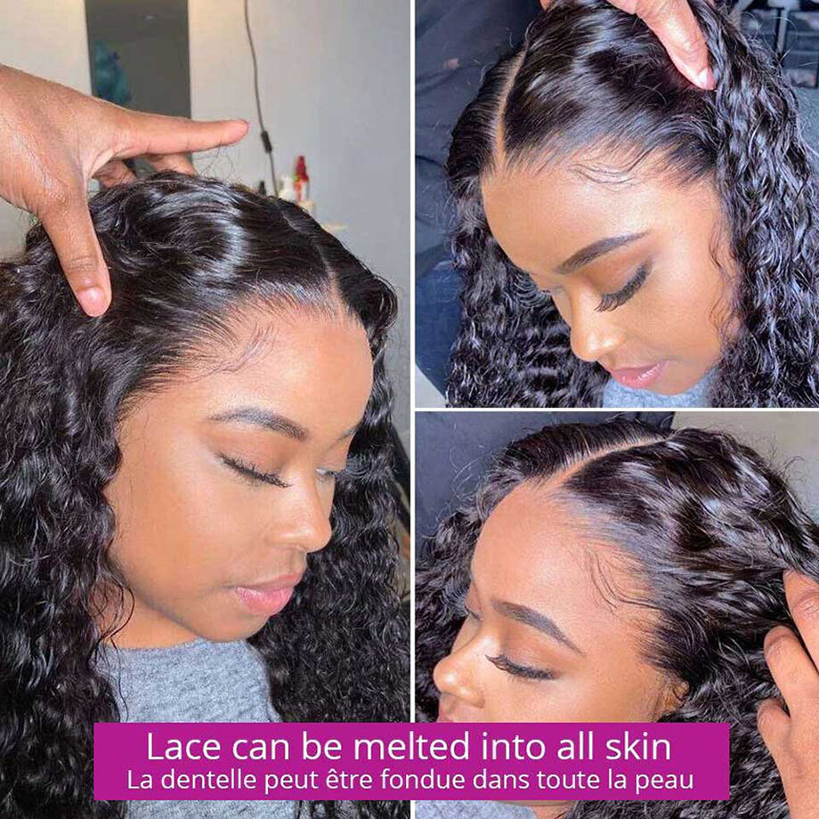 Curly Wet & Wavy Lace Front Wig