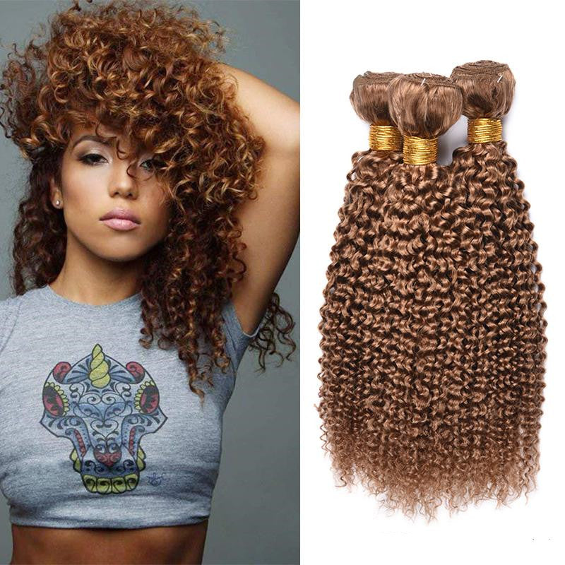3 kinky curly human hair