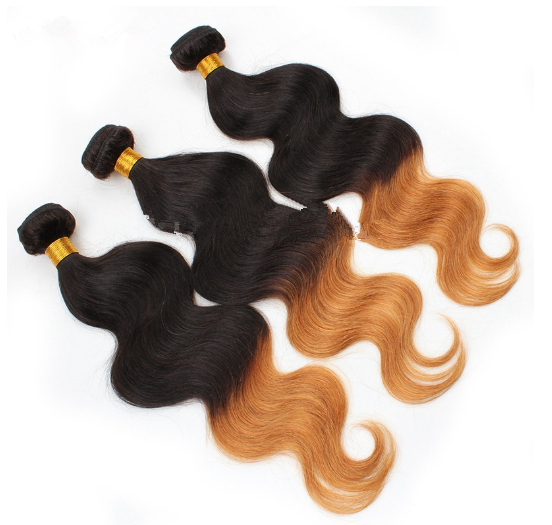 3 Brazilian 2 Colored Body Wave Bundle