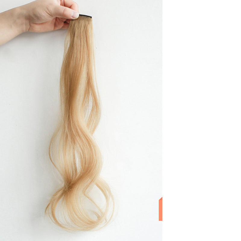 Long Curly Highlighter Brown Colored ClipIn