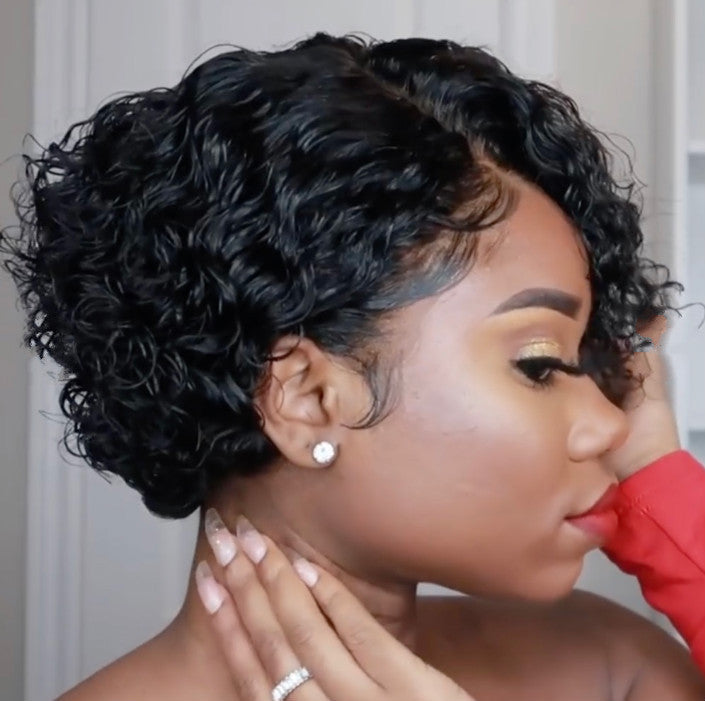 Short Bob Curly Wig