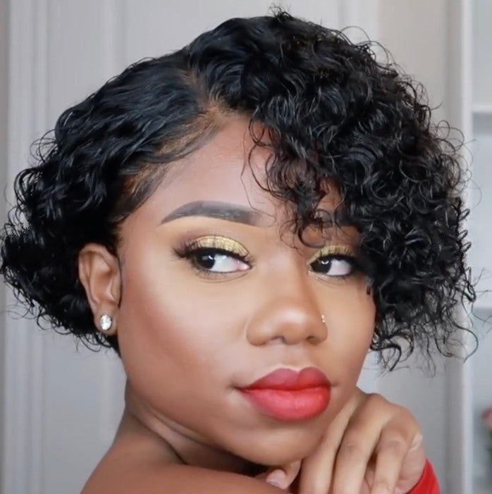 Short Bob Curly Wig