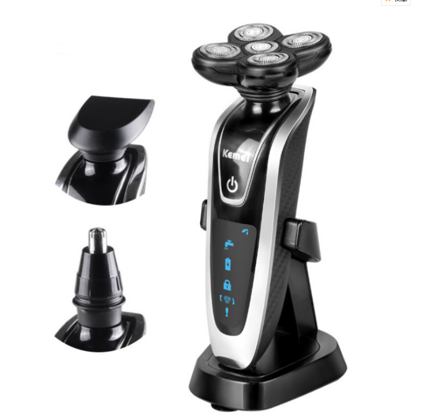 KEMEI 4 Head Rechargeable Razor