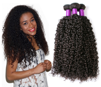 3 Brazilian Virgin Kinky Curly Bundle