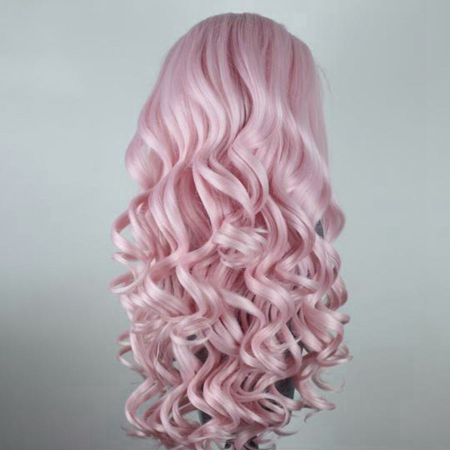 Long Wavy Purple / Pink Wig