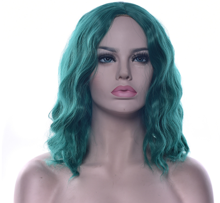 Short Curly Silk Wig