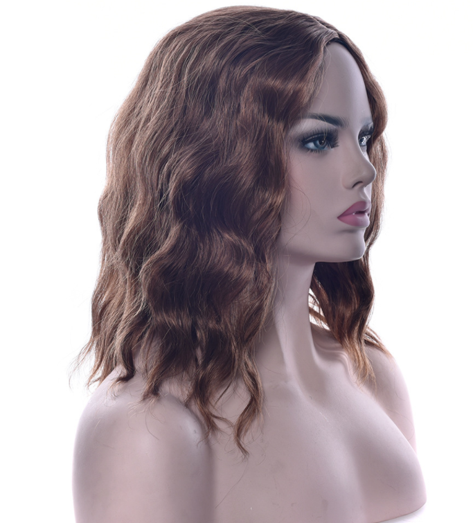 Short Curly Silk Wig