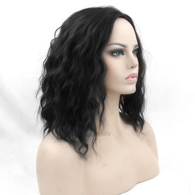 Short Curly Silk Wig