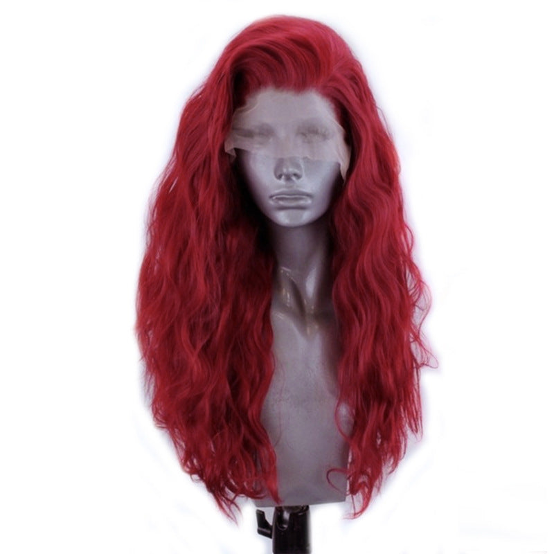 Long Curly Wavy Silk Full Wig
