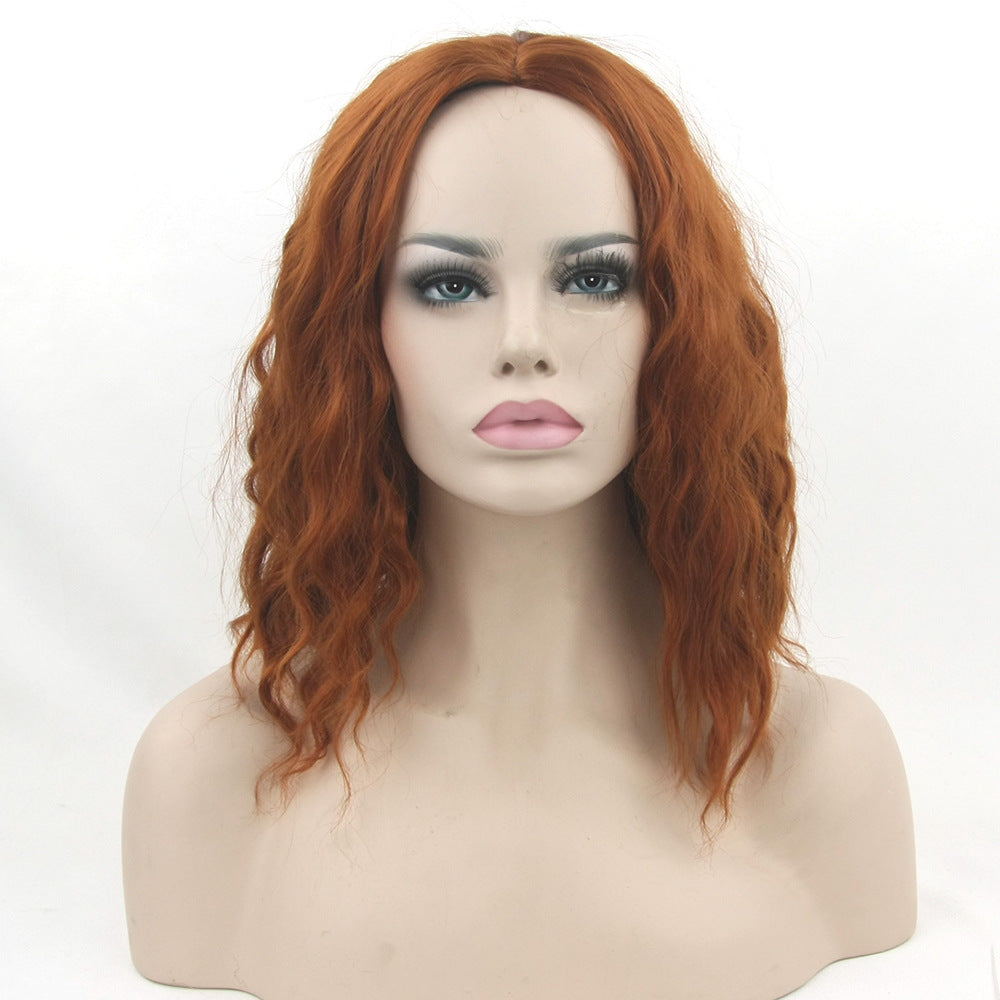 Short Curly Silk Wig