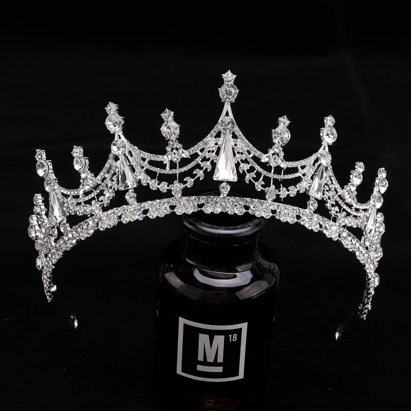 Rhinestone Crown Hair Accessory