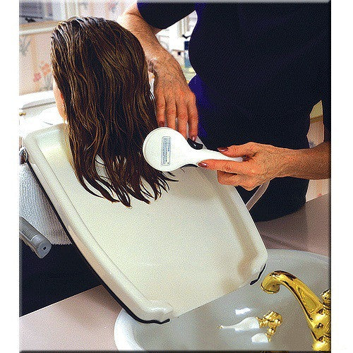 Plastic shampoo basin