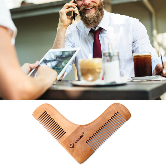 Blue Zoo beard shape comb