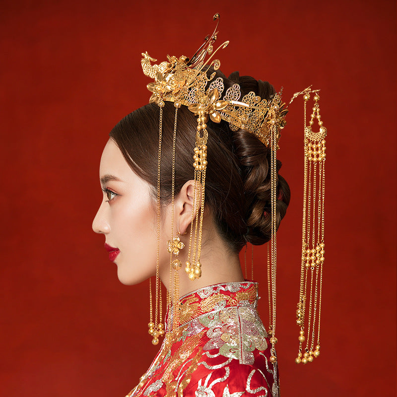 Antique Hair Crown Gold