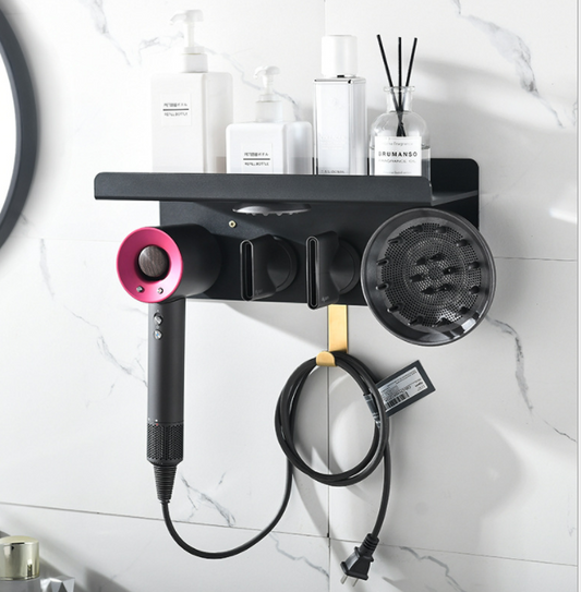 Hair Dryer Double Wall Rack