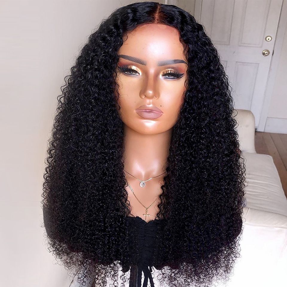 Long Kinky Curly Lace Front Wig