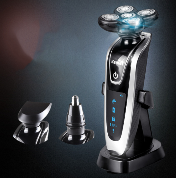 KEMEI 4 Head Rechargeable Razor – EnFinite Gro
