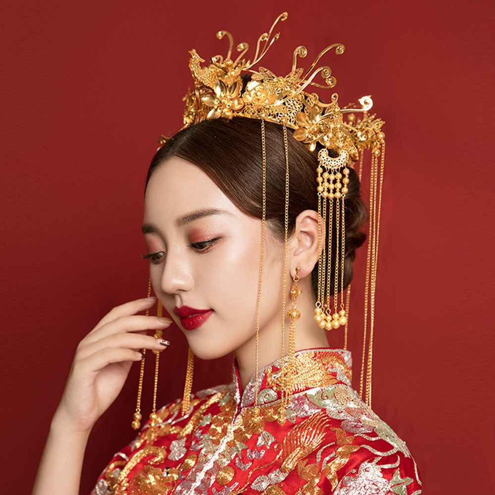 Antique Hair Crown Gold