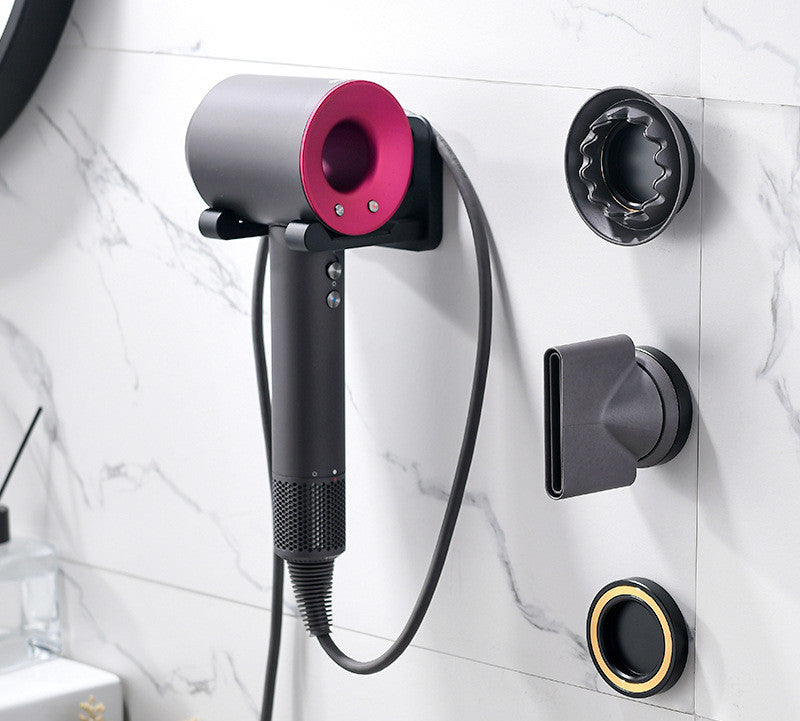 DIY Storage Hair Dryer Rack