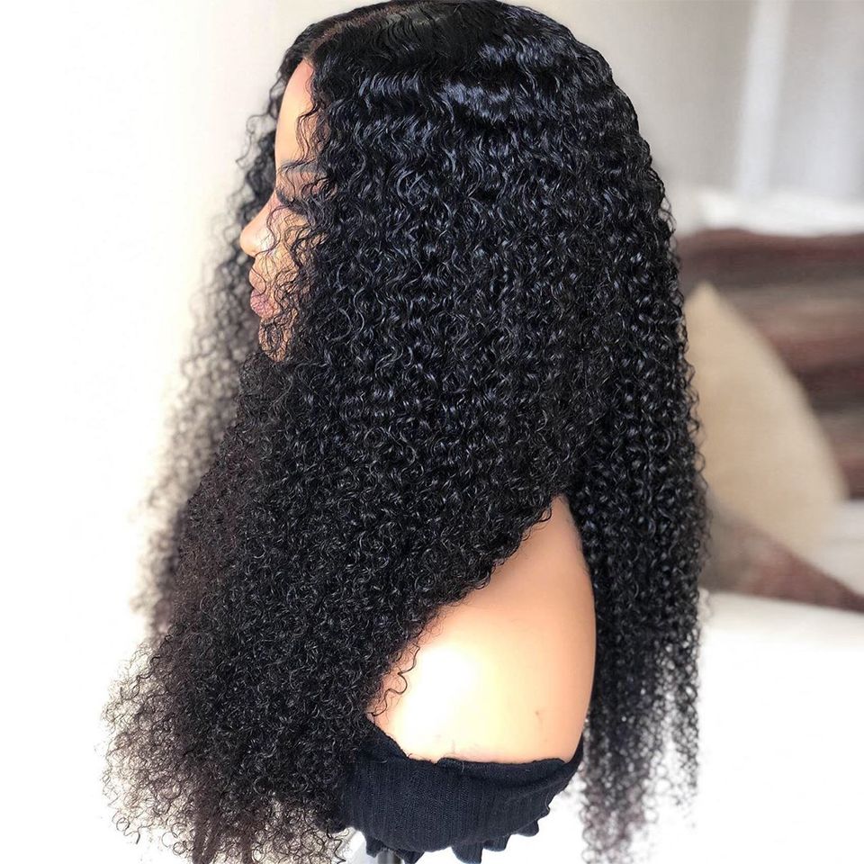 Long Kinky Curly Lace Front Wig