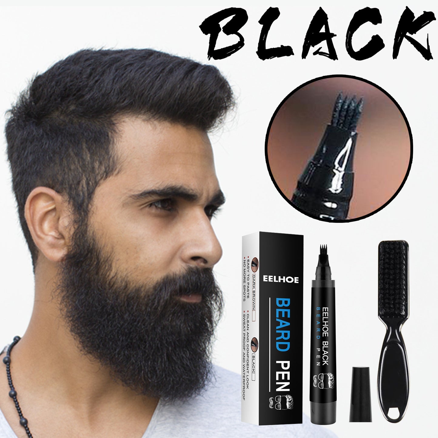 EELHOE Beard Refill Pen Kit