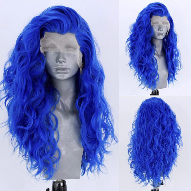 Long Curly Wavy Silk Full Wig