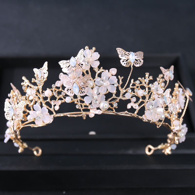 Rhinestone Crown Hair Accessory