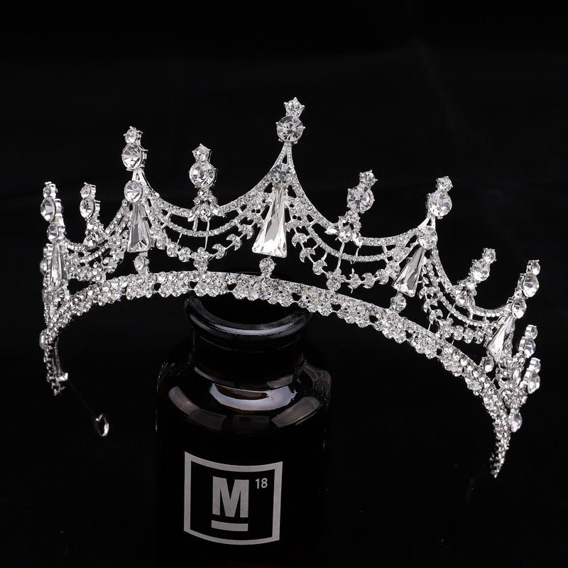 Rhinestone Crown Hair Accessory