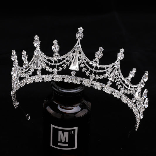 Rhinestone Crown Hair Accessory