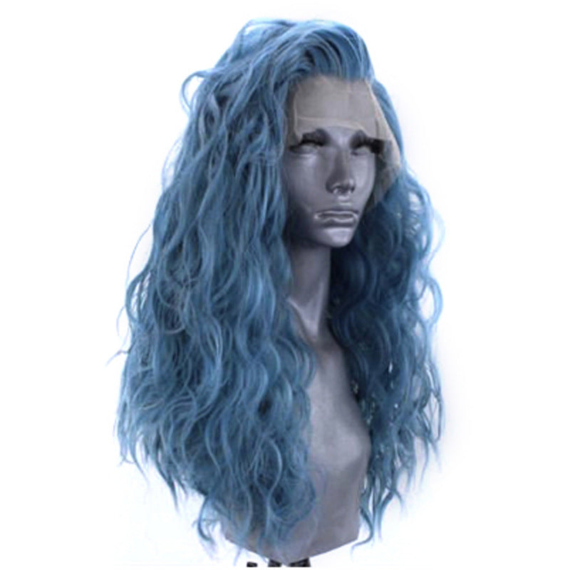 Long Curly Wavy Silk Full Wig