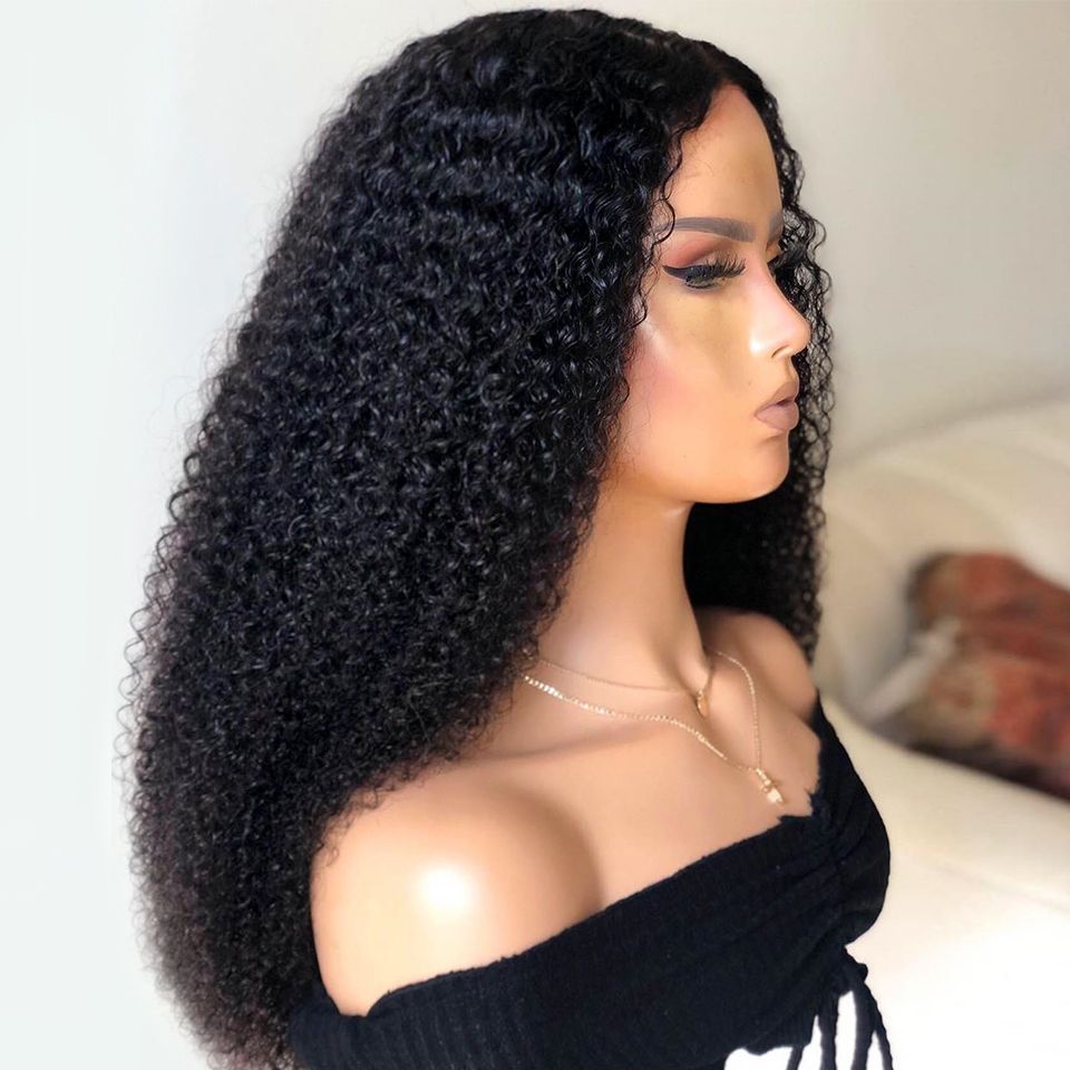 Long Kinky Curly Lace Front Wig