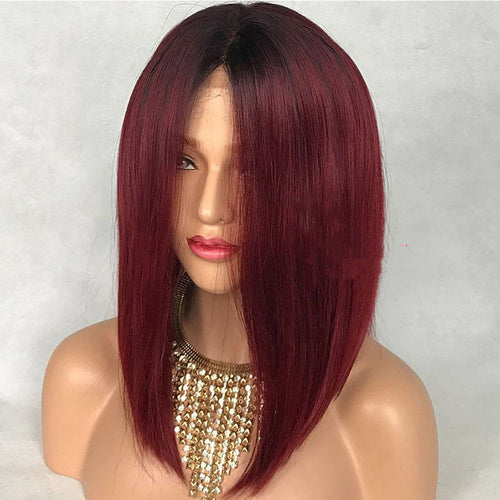 Water Wave Peruvian Glue-less Lace Front Wig
