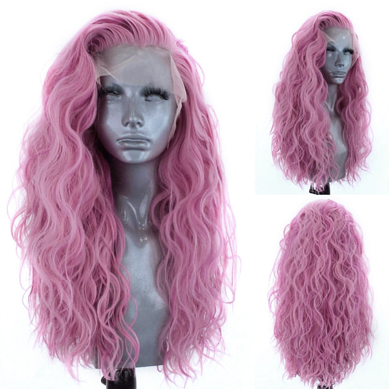 Long Curly Wavy Silk Full Wig