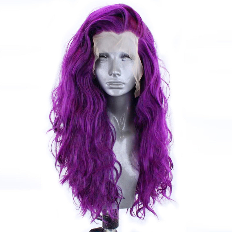 Long Curly Wavy Silk Full Wig