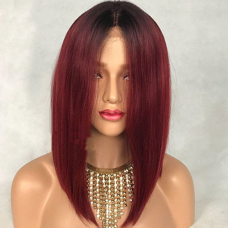 Water Wave Peruvian Glue-less Lace Front Wig