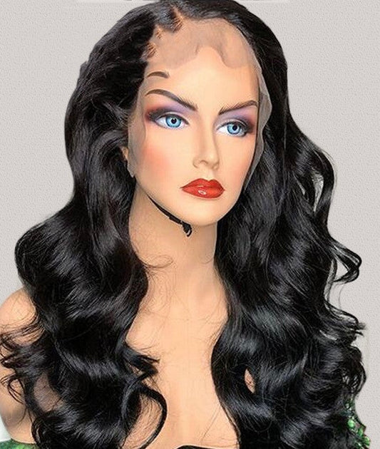 Long Black Wavy Wig